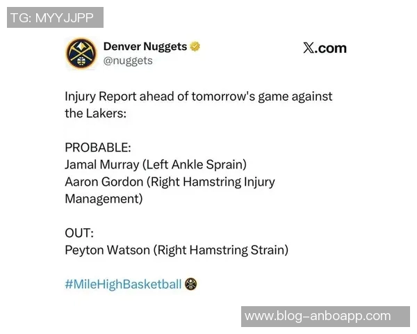 掘金队再遭伤病困扰沃特森腿筋二级拉伤恐缺阵数周